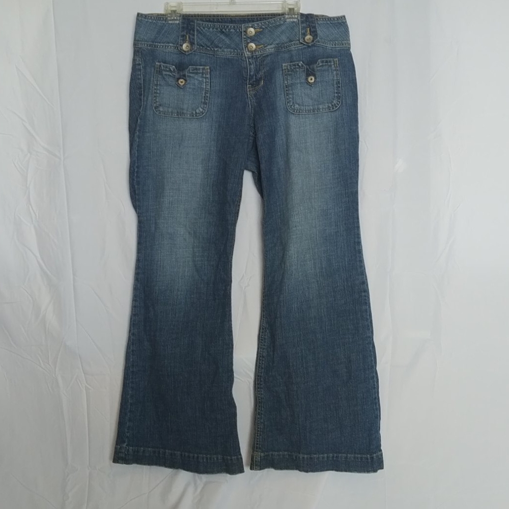 LEI Vintage hip-hugger flare jeans